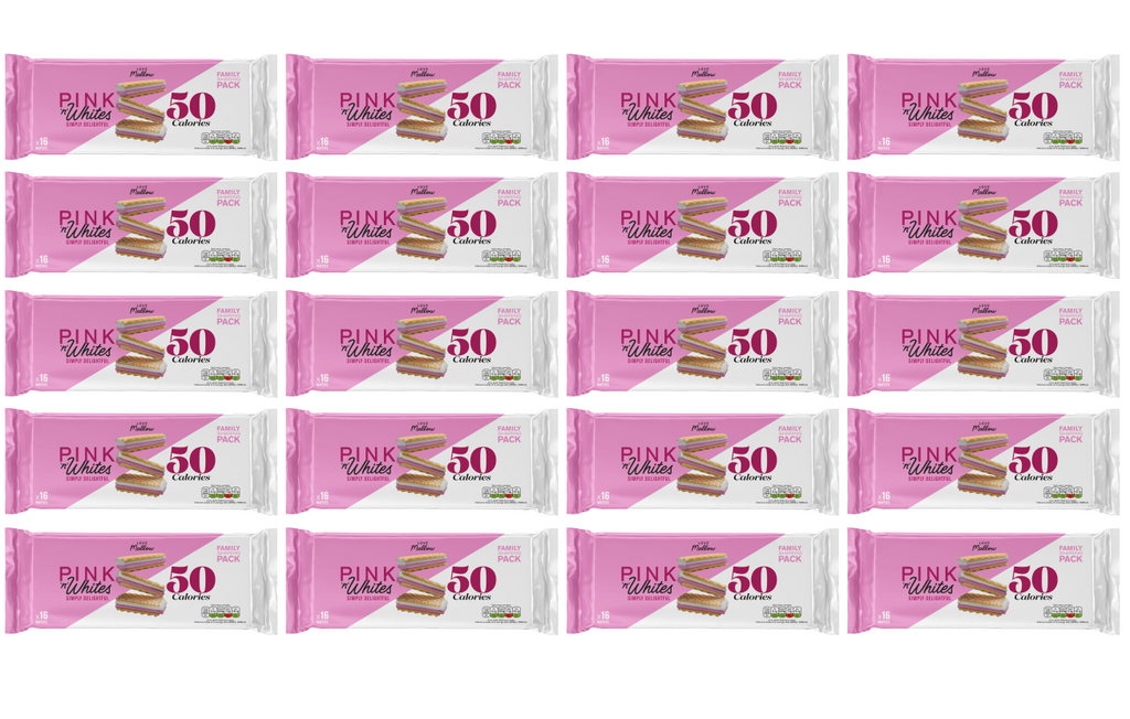 20 x Pink 'N' Whites Mallow 16Pk