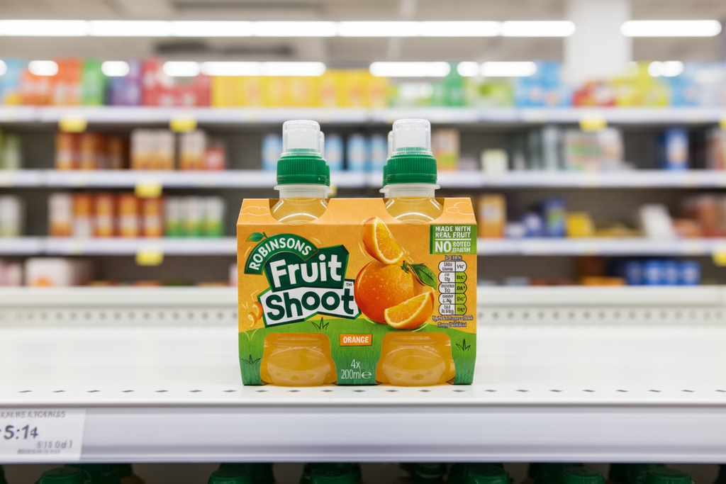 6 x Fruit Shoot 4Pk Orange 4X200M