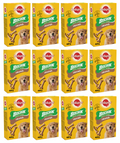 12 x Pedigree Biscrok Gravy Bones Dog Biscuit Treats 400G