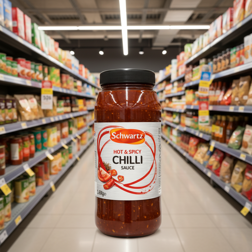 Schwartz Hot & Spicy Chilli Sauce 2.48Kg