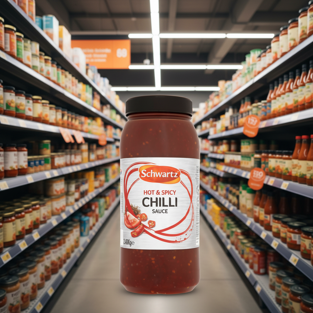 Schwartz Hot & Spicy Chilli Sauce 2.48Kg