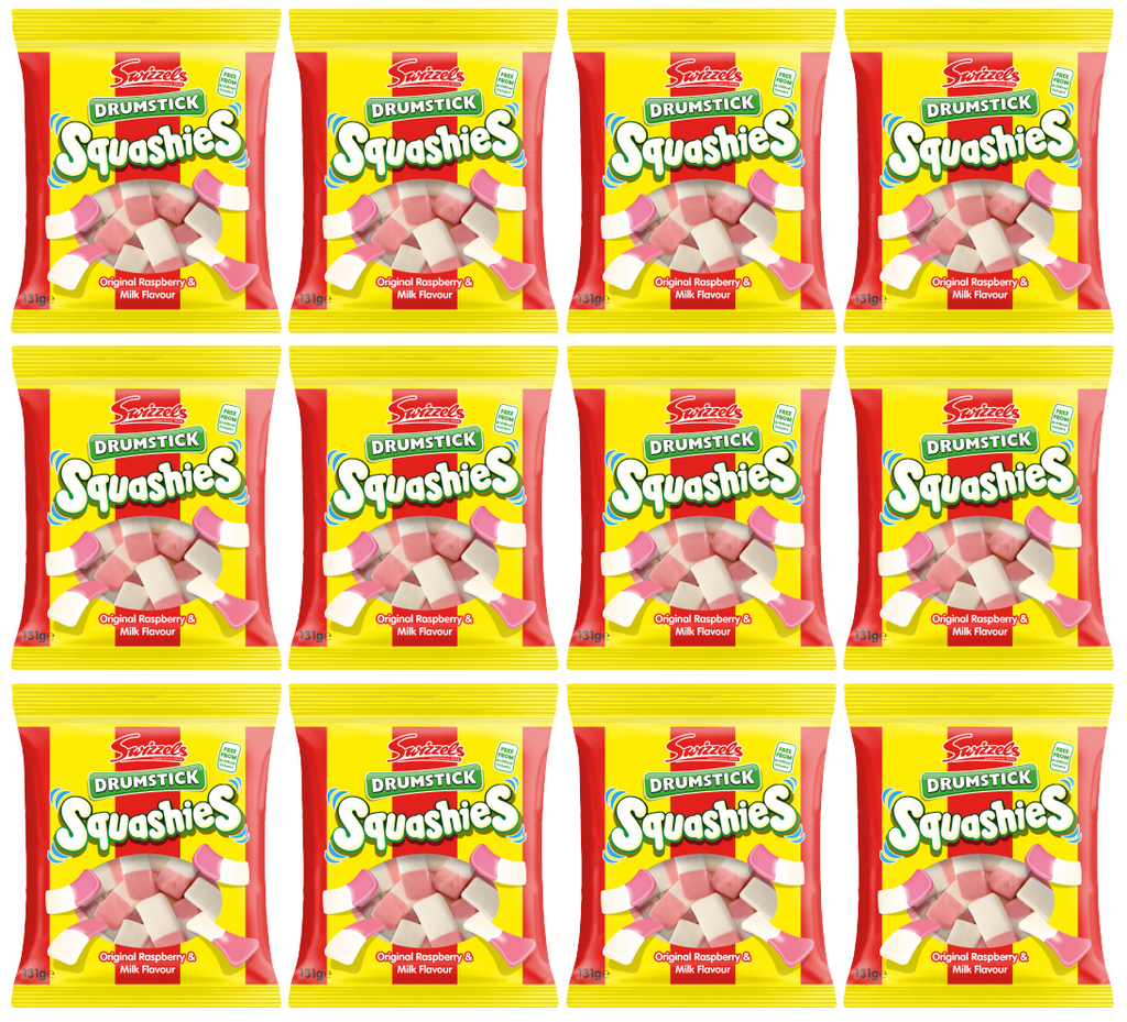12 X Swizzels Squashies Drumstick Originals 120G