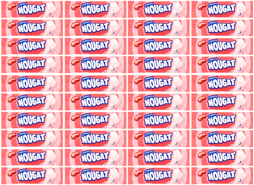 40 x Barratt Soft Nougat Bar 35Gm