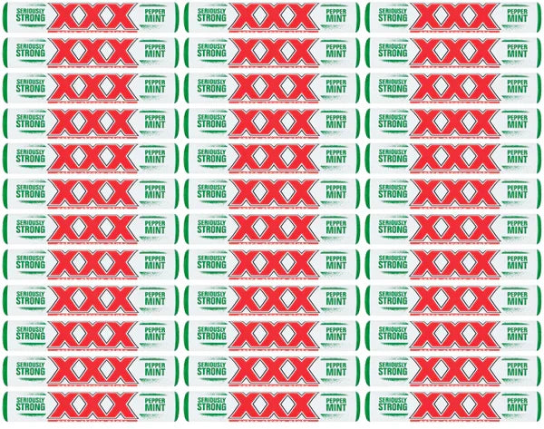 36 x Xxx Extra Strong Peppermints 40.5G