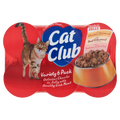 4 x Cat Club Chunks In Jelly Variety Pack 6 X 400G