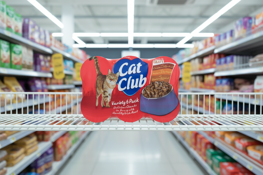 4 x Cat Club Chunks In Gravy Variety Pack 6 X 400G