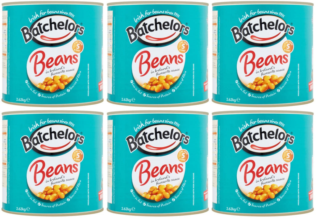 6 x Batchelors Beans 2.62Kg