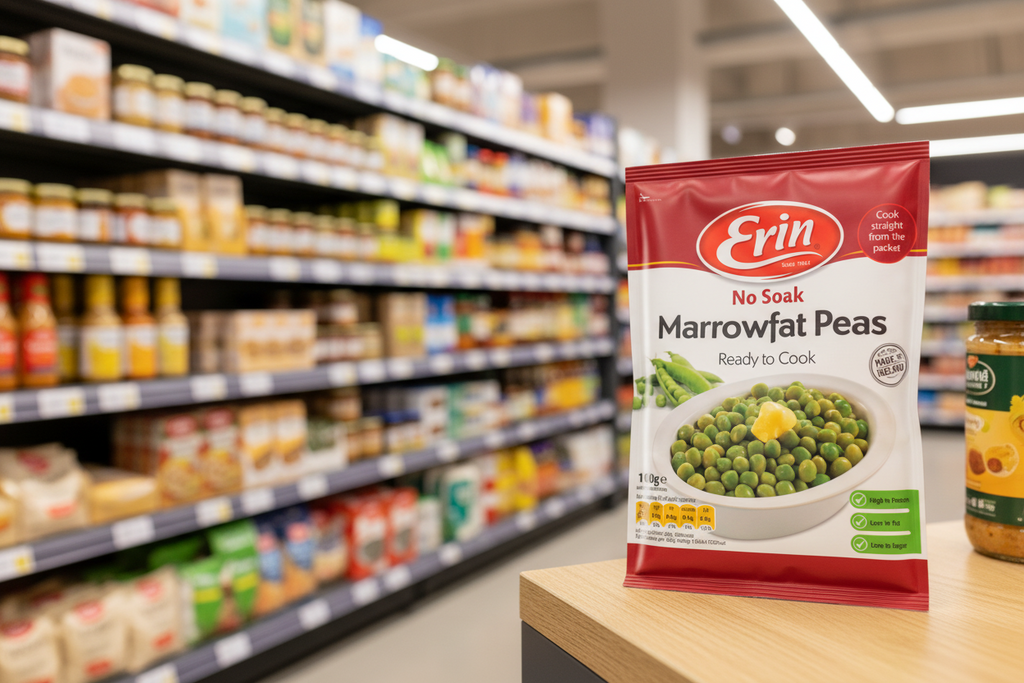 24 x Erin No Soak Marrowfat Peas 100G