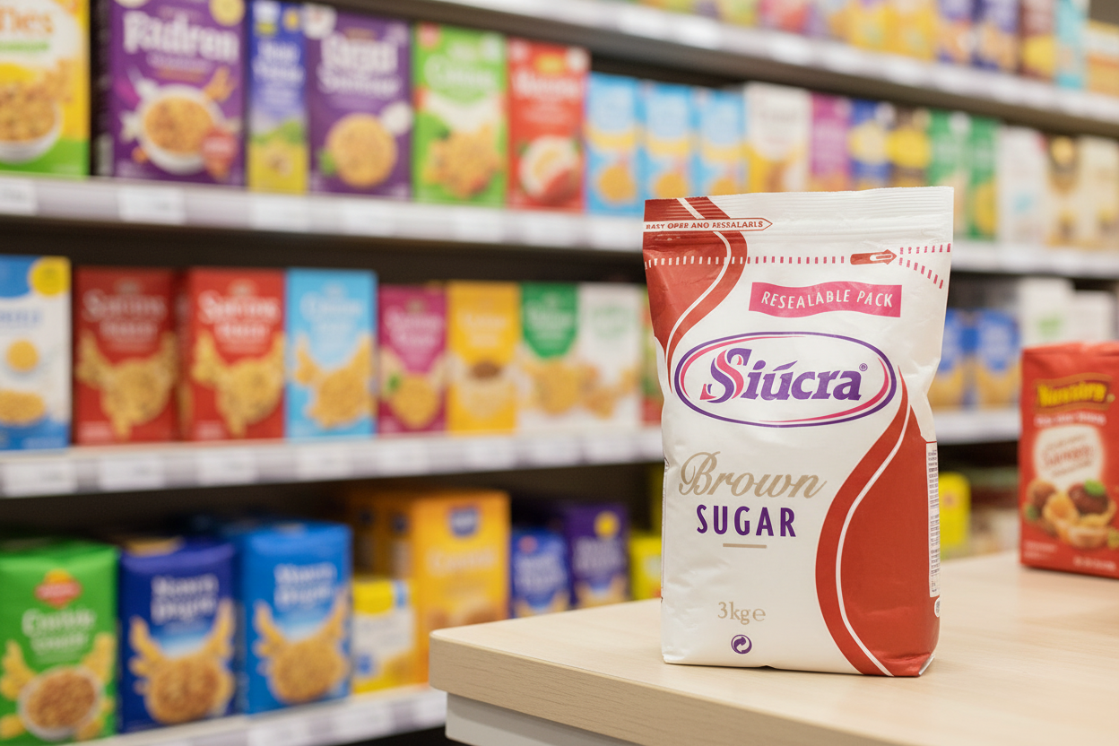Siúcra Brown Sugar Sachets 3Kg 1000 Sachets