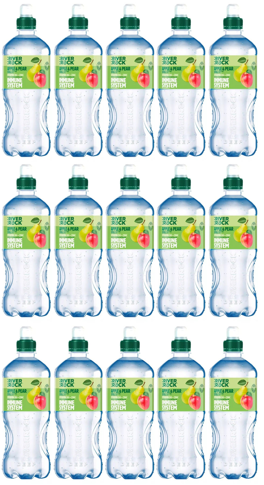15 x Deep Riverrock Apple & Pear Still Water Drink 750Ml