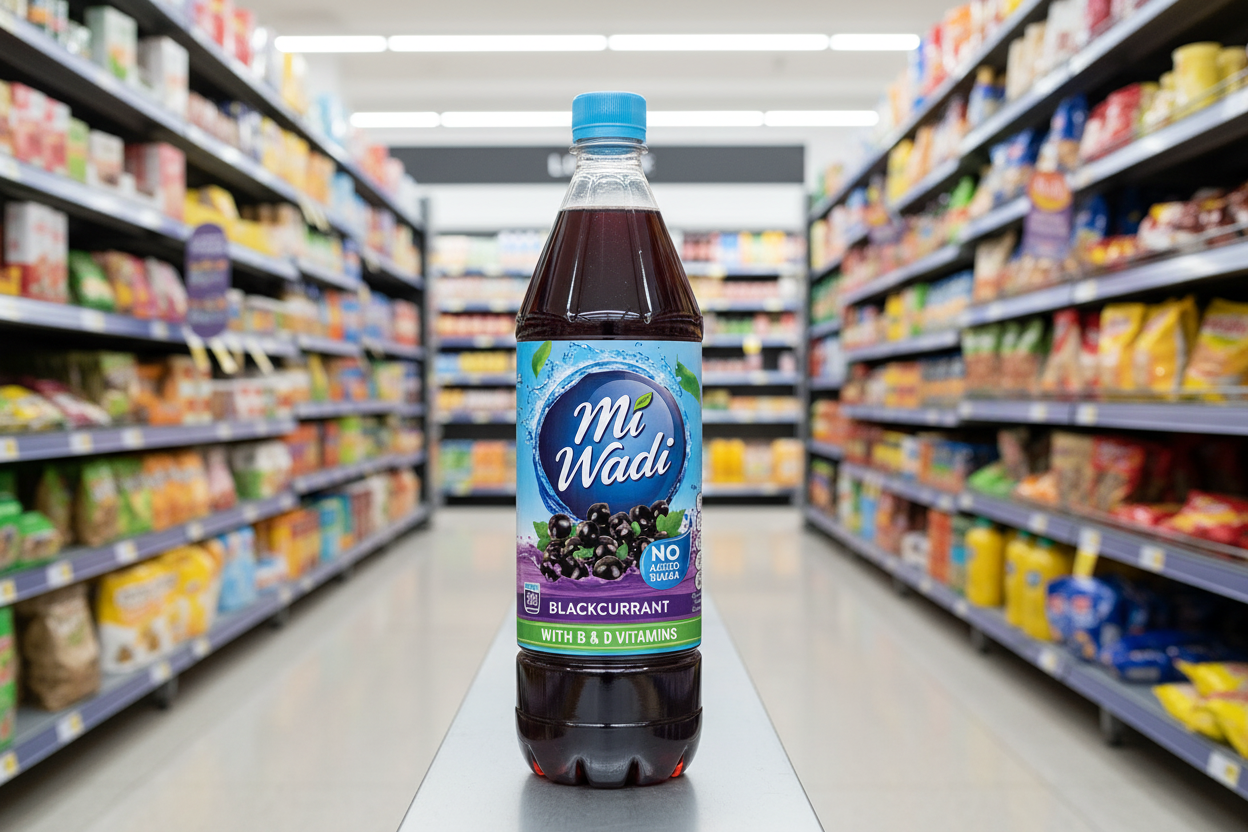 5  x Mi Wadi Blackcurrant NAS 1Ltr