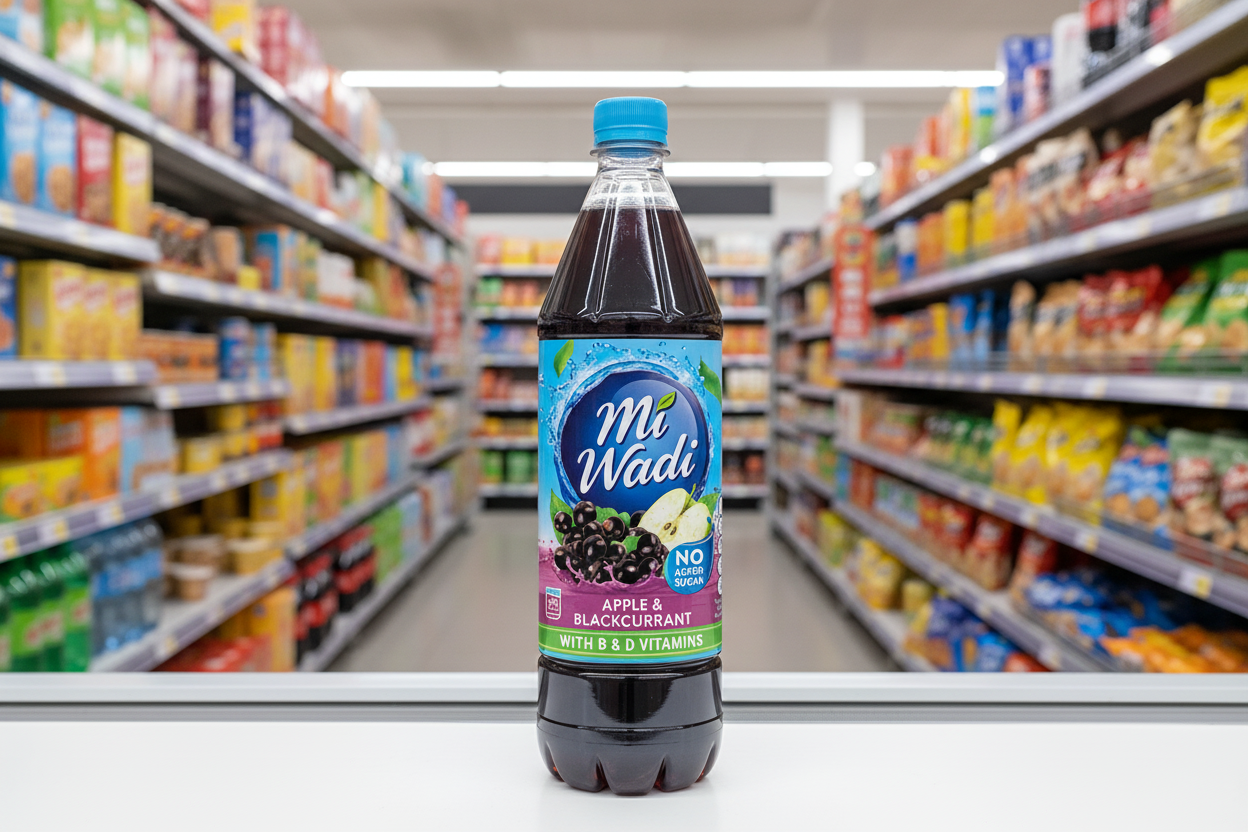 12 x Mi Wadi Apple & Blackcurrant Nas 1Ltr