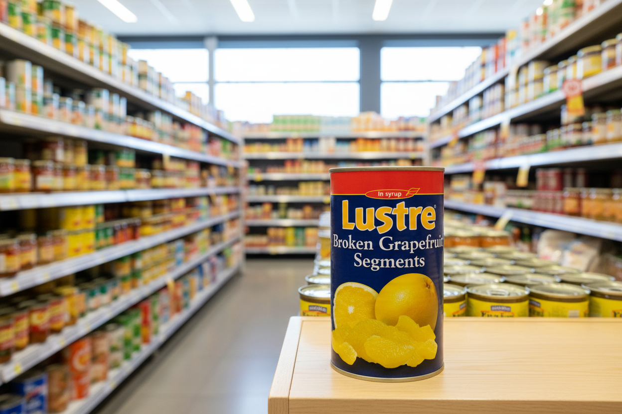 Lustre Broken Grapefruit Segments In Syrup 1.25Kg