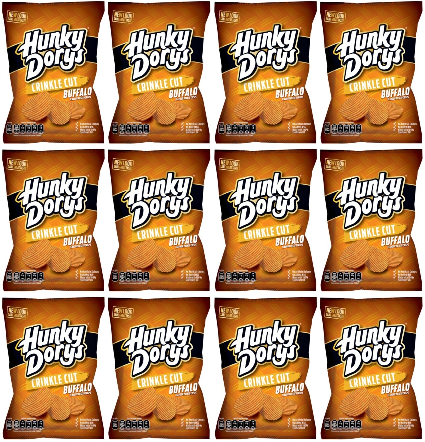 12 x Tayto Hunky Dorys Buffalo - 130GM