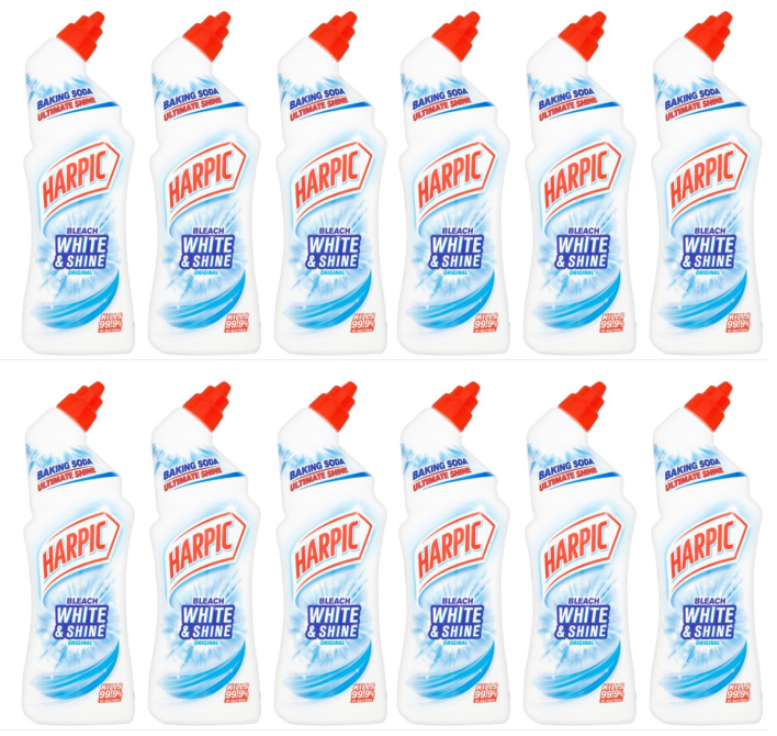 12 x Harpic White & Shine 750Ml