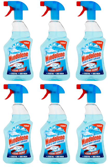 6 x Windolene Spray 750Ml