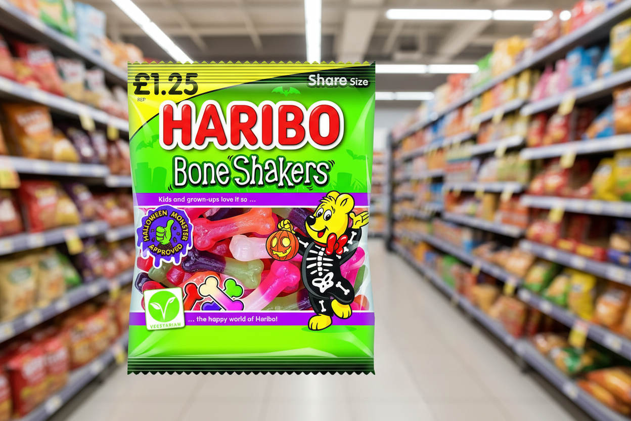 12 x Haribo Bone Shakers Bag - 140GM