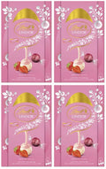 4 x Lindt White Choc Egg Strawberries & Cream Truffles - 260GM