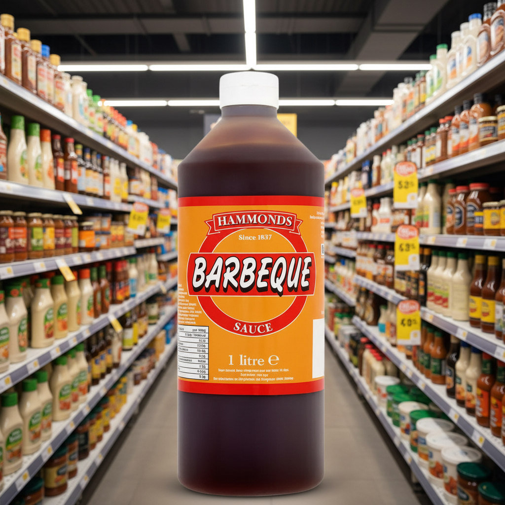 6 x Hammonds Barbecue Sauce 1 Litre