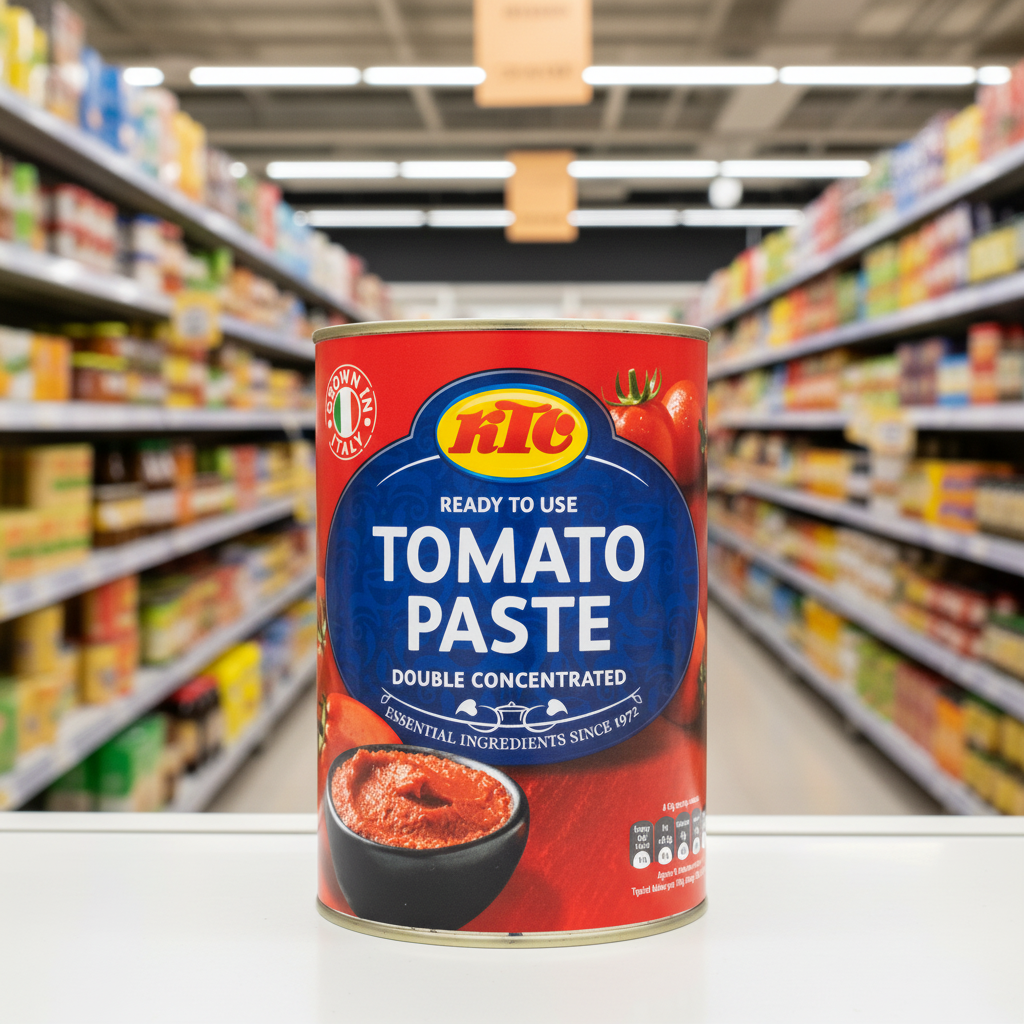 4 x Ktc Tomato Paste Double Concentrated 4.5Kg