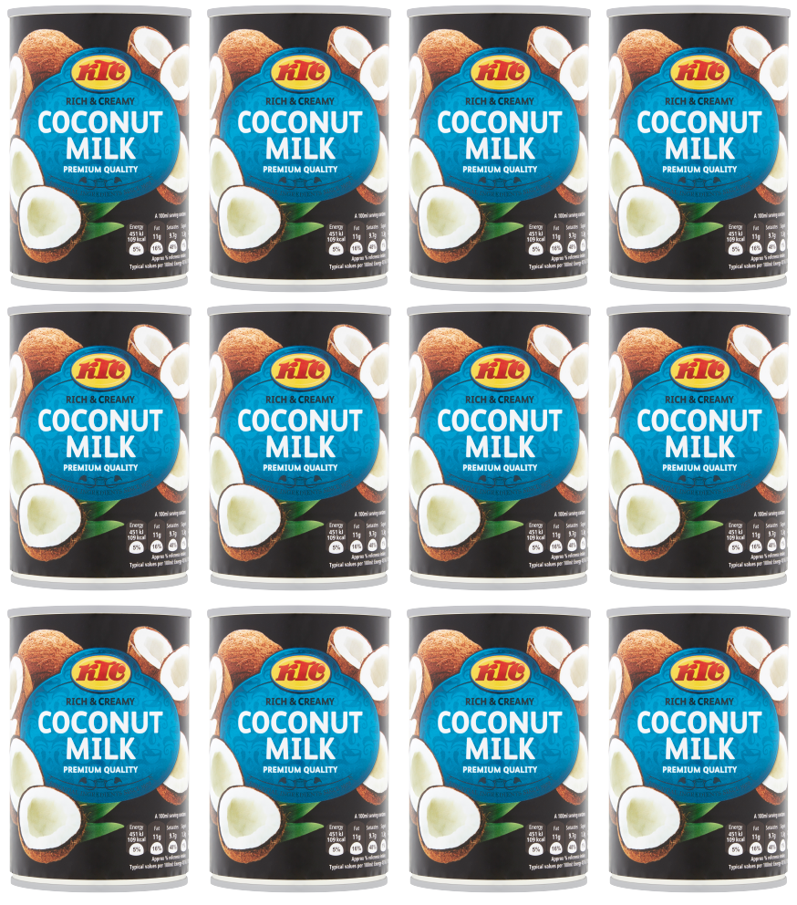 12 x Ktc Coconut Milk 400Ml