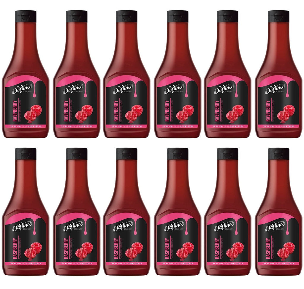 12 x Da Vinci Gourmet Raspberry Flavoured Drizzle Sauce 500G