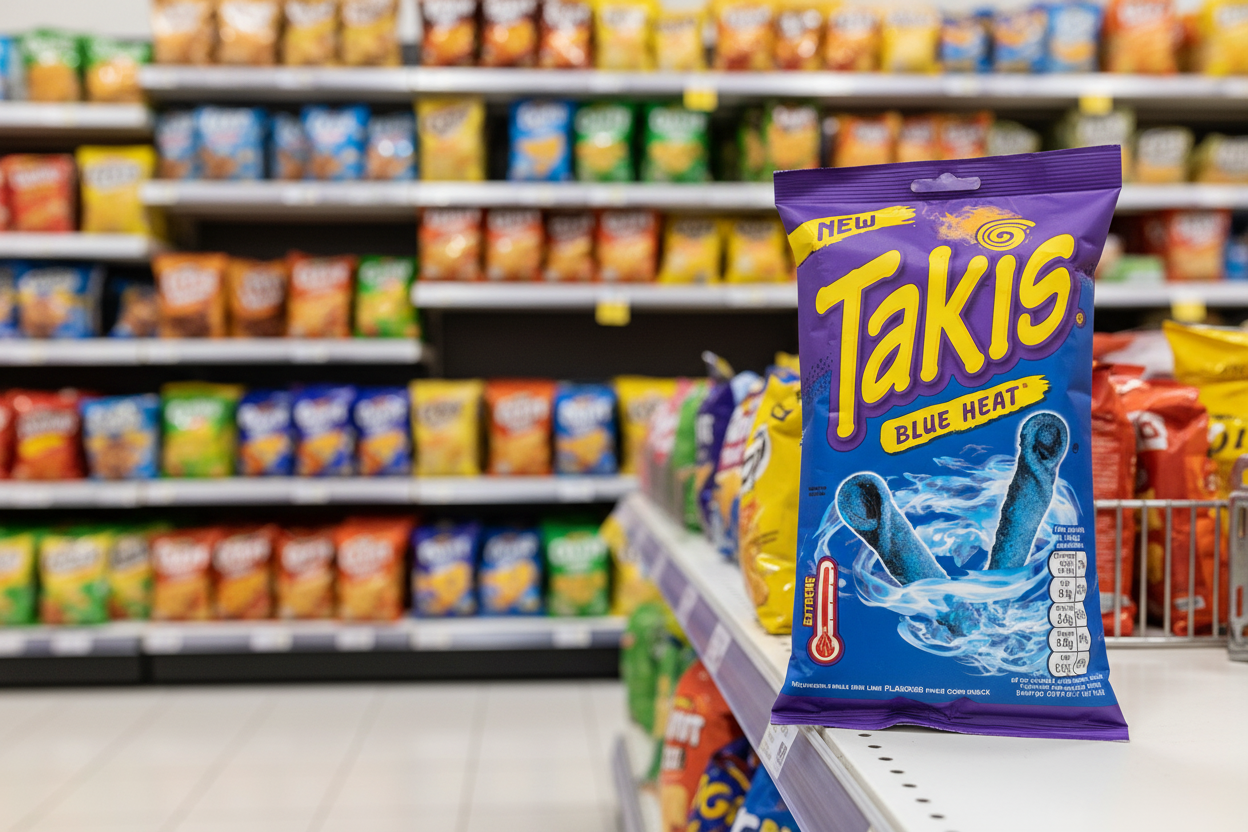 18 x Takis Blue Heat Snack - 100GM