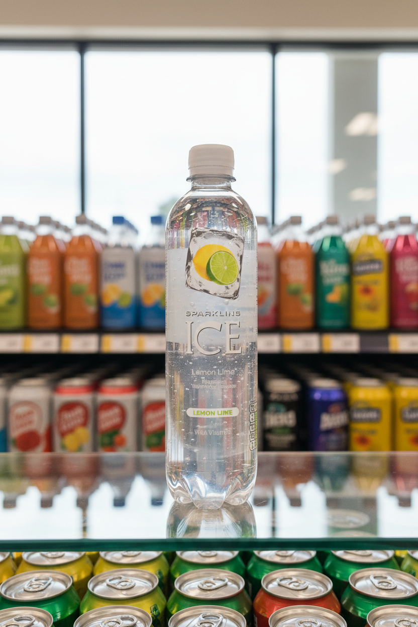 12 x Sparkling Ice Lemon Lime Flavoured Sparkling Water 500M