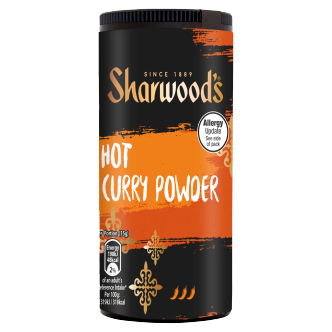 6 x Sharwoods Hot Curry Powder 102G