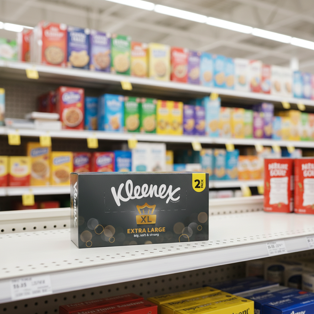 8 x Kleenex Extra Large Tissues 2 Pack