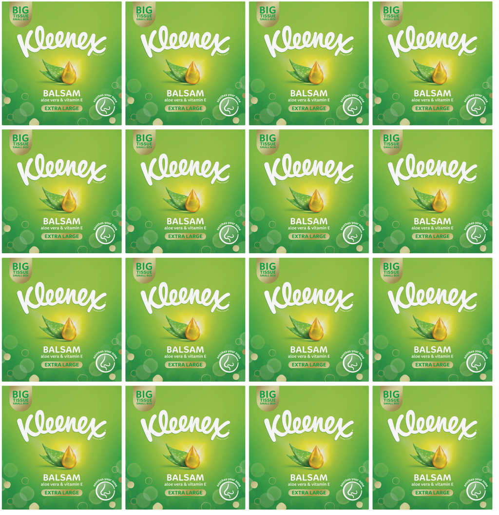 16 x Kleenex Balsam Extra Large  - 40 PACK