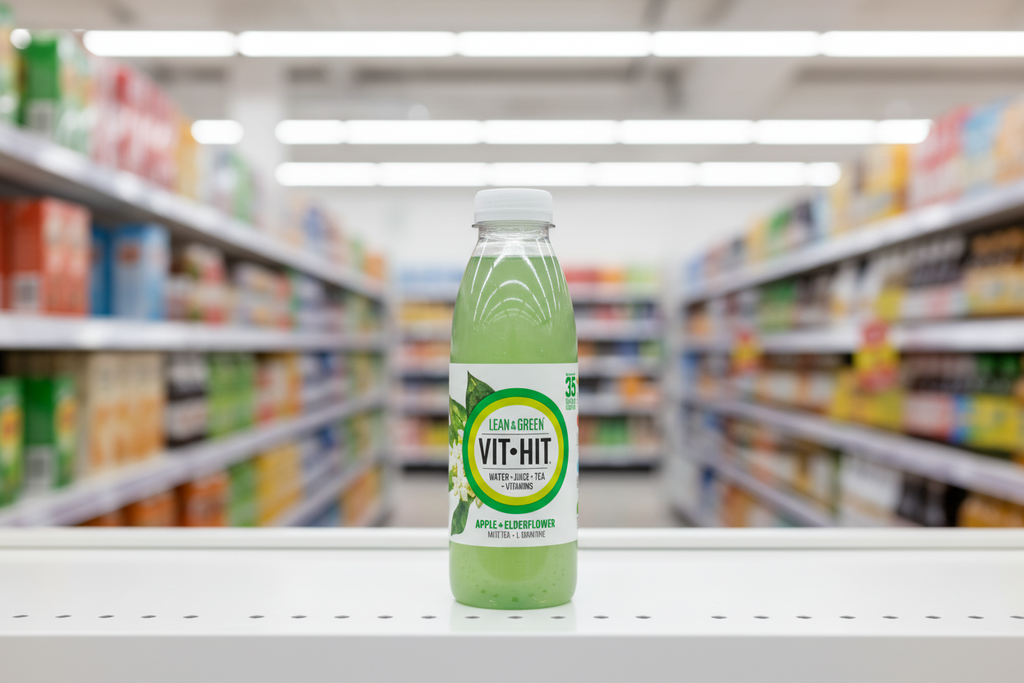12 x Vit Hit Apple Lean & Green 500Ml