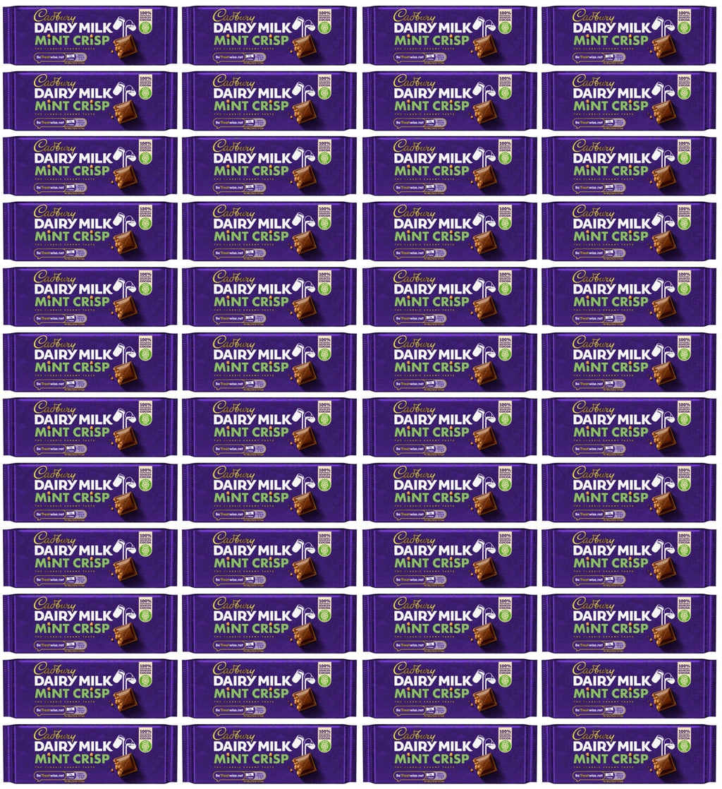 48 x Cadbury Dairy Milk Mint Crisp 54G