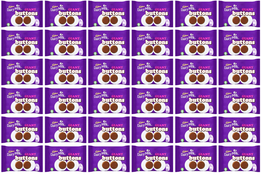 36 x Cadbury Giant Buttons Bitesize 40Gm