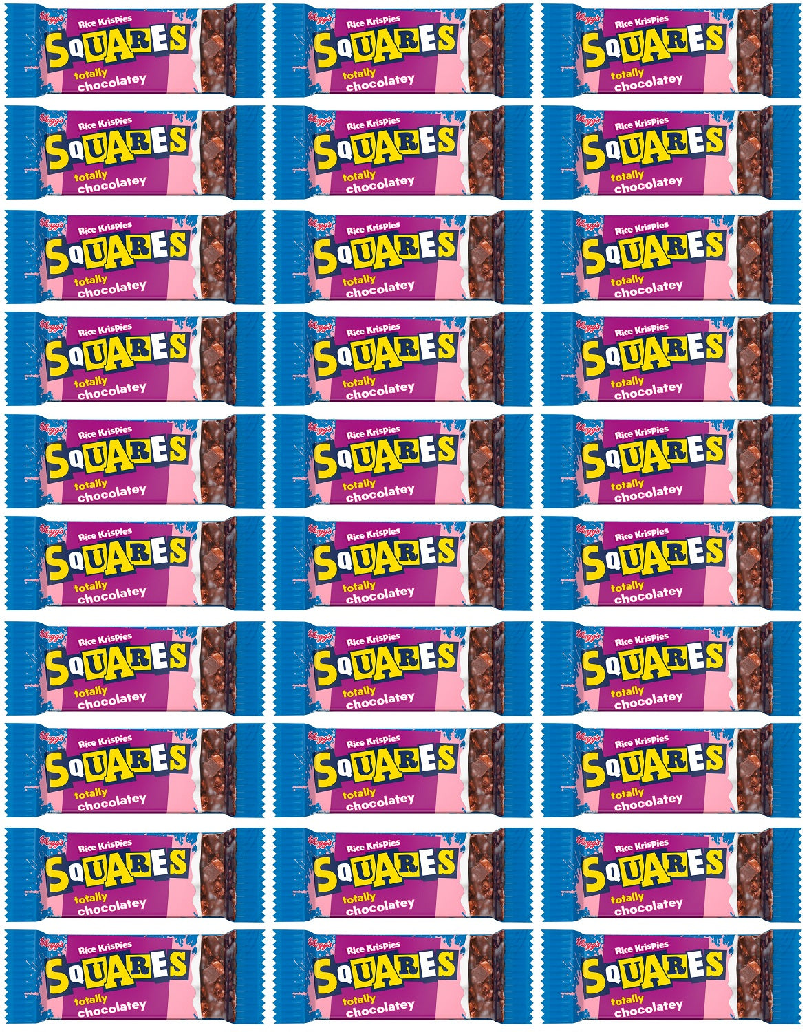 30 x Kellogg's Rice Krispies Squares Totally Chocolatey 36G