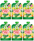 6 x Cow & Gate Pouch Apple Pear Banana & Apricot  - 100G