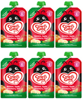 6 x Cow & Gate Pouch Banana Apple Strawberry & Kiwi  - 100G