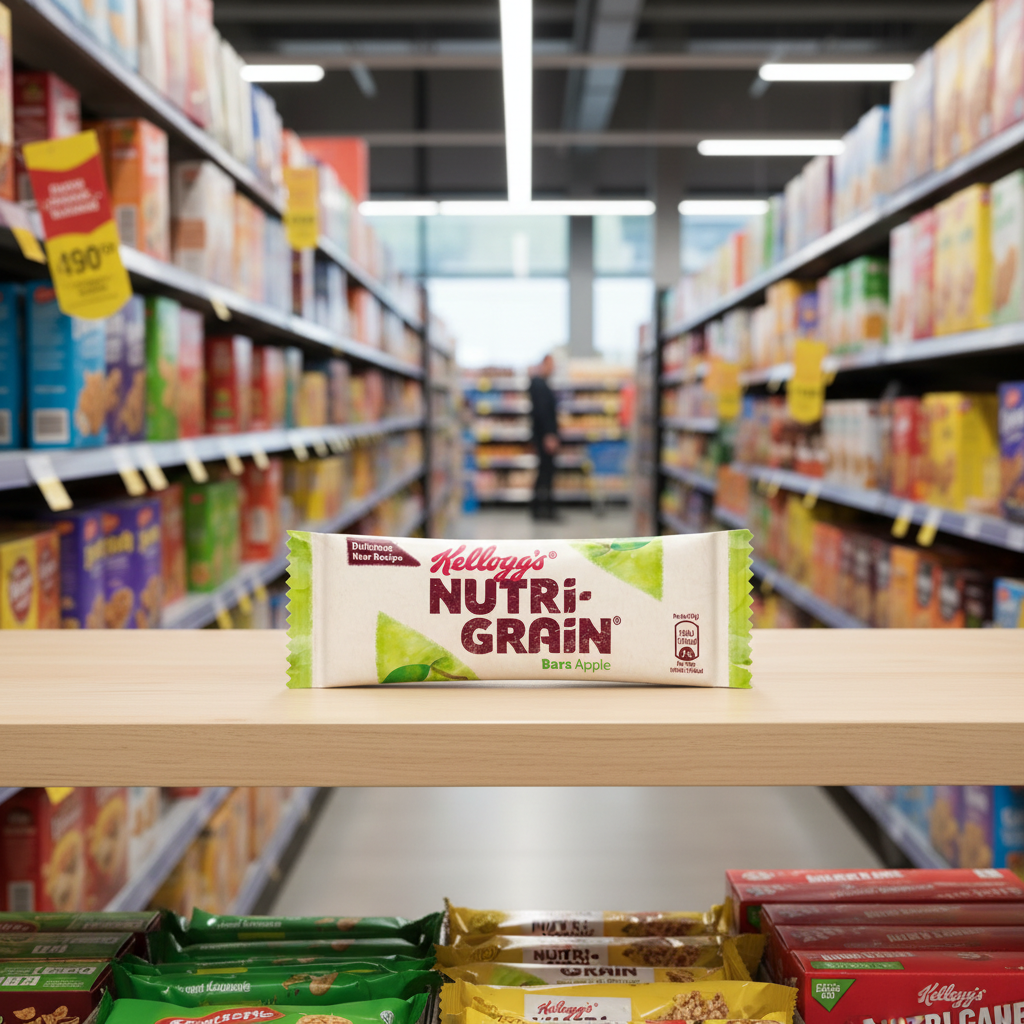 25 x Kellogg's Nutri-Grain Apple 37G