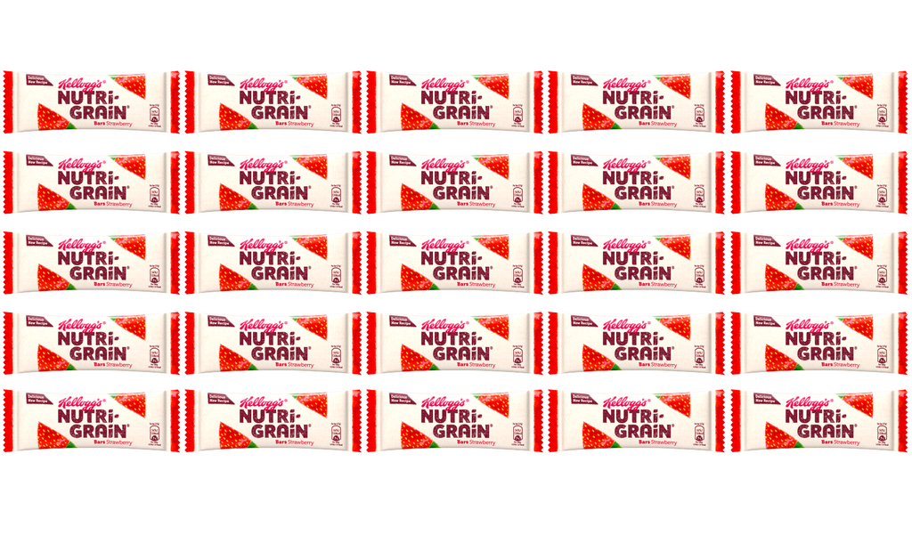 25 x Nutri Grain Strawberry Bar 37Gm
