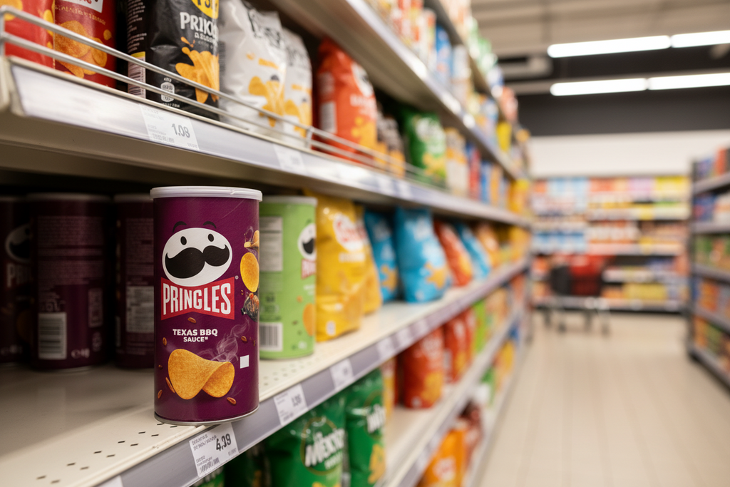 12 x Texas BBQ Pringles 40Gm