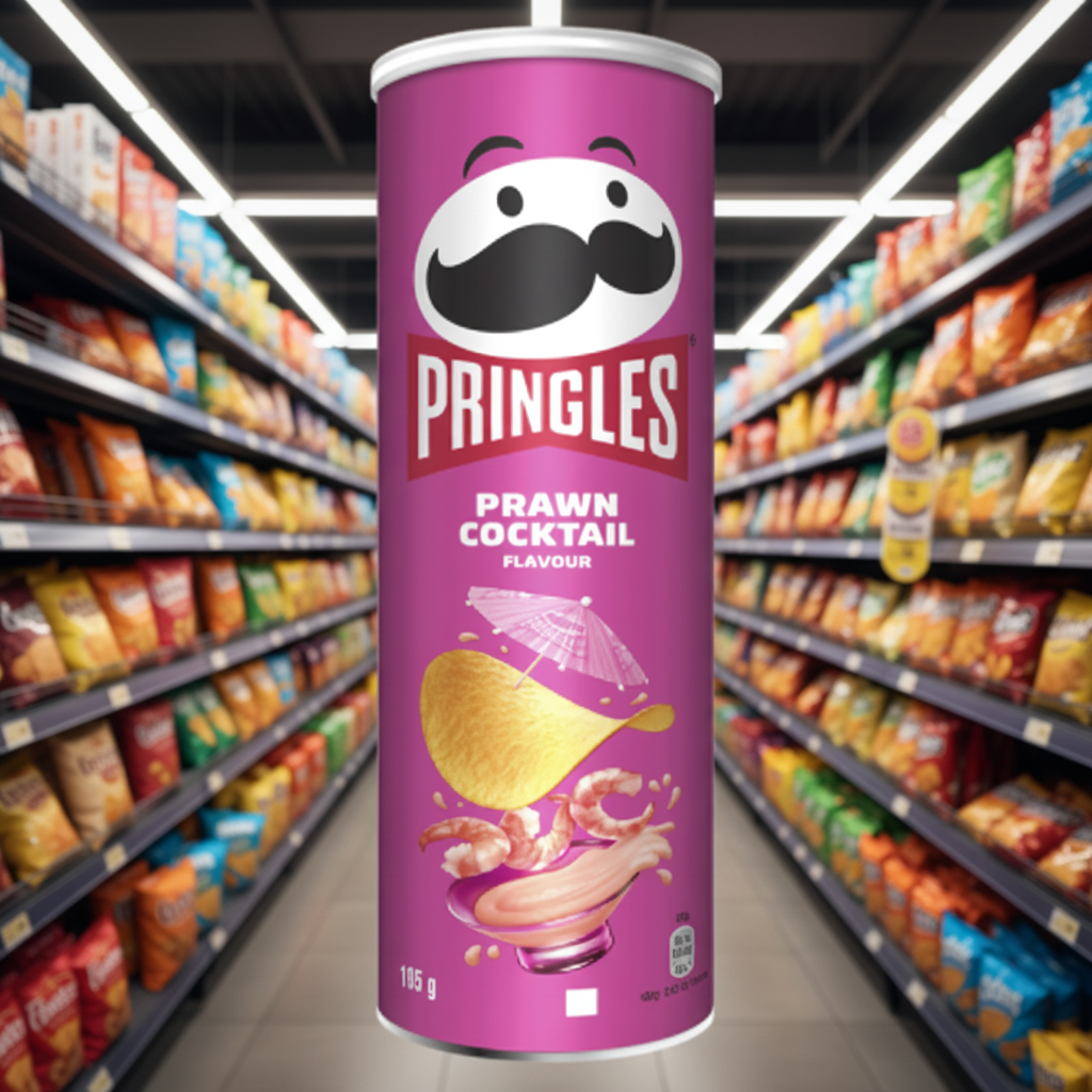 19 x Pringles Prawn Cocktail Flavour Sharing Crisps 165G