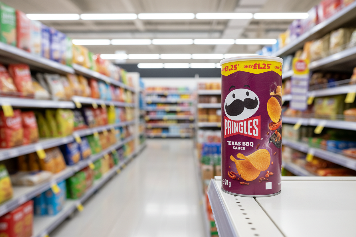 12 x Pringles Bbq - 70Gm