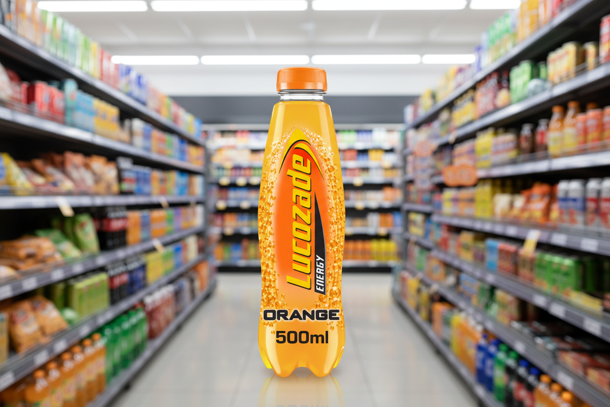 12 x Lucozade Energy Orange 500Ml