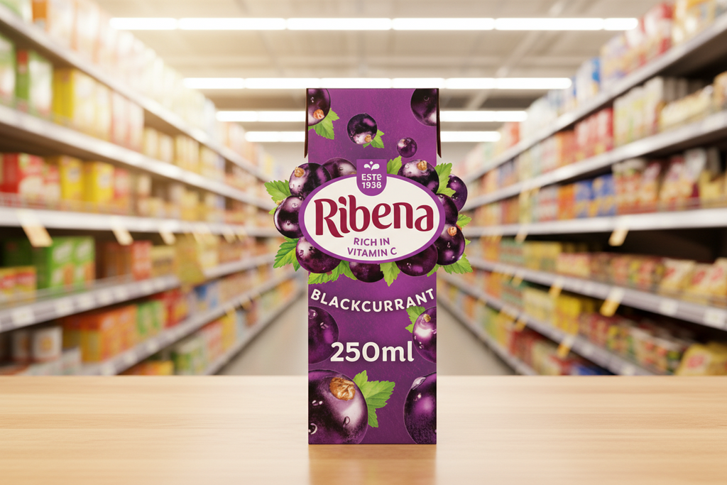 24 x Ribena Blackcurrant Carton 250Ml