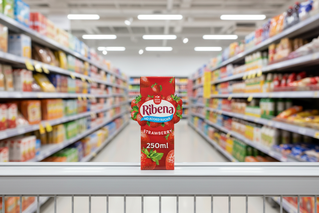 24 x Ribena Strawberry Carton 250Ml