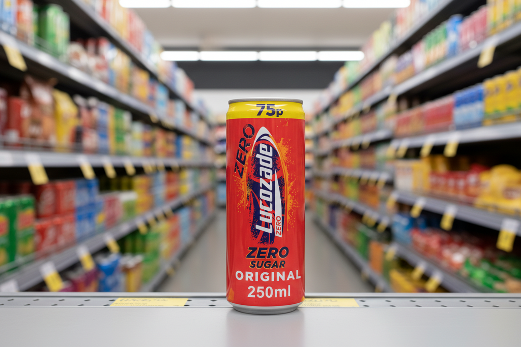 24 x Lucozade Zero Original Can - 250ML