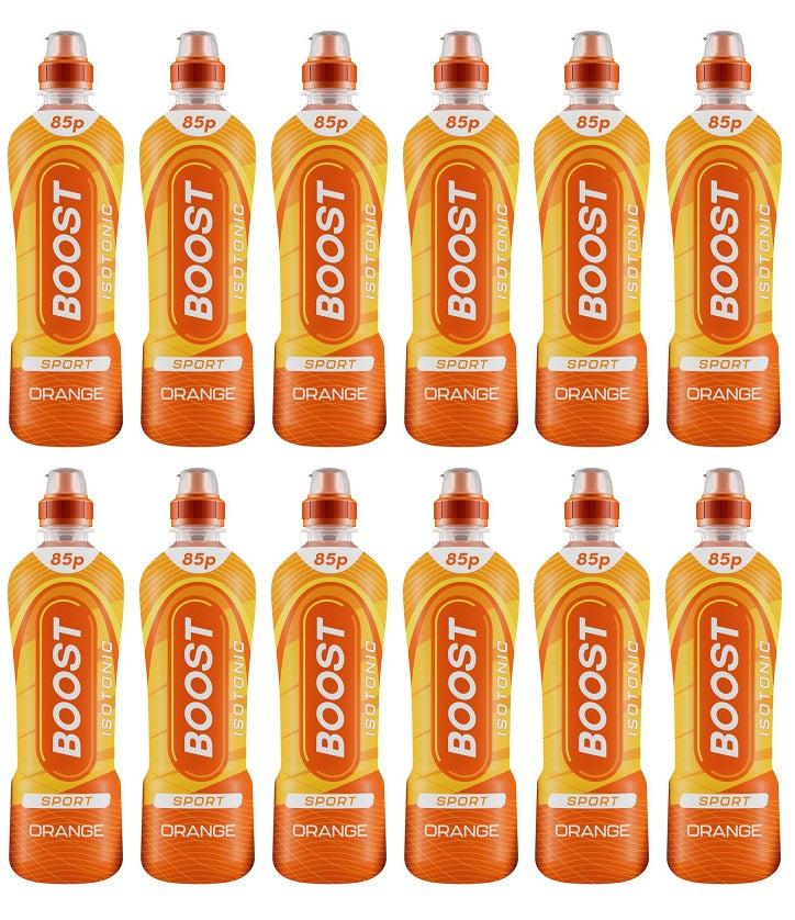 12 x Boost Sport Isotonic Orange 500Ml