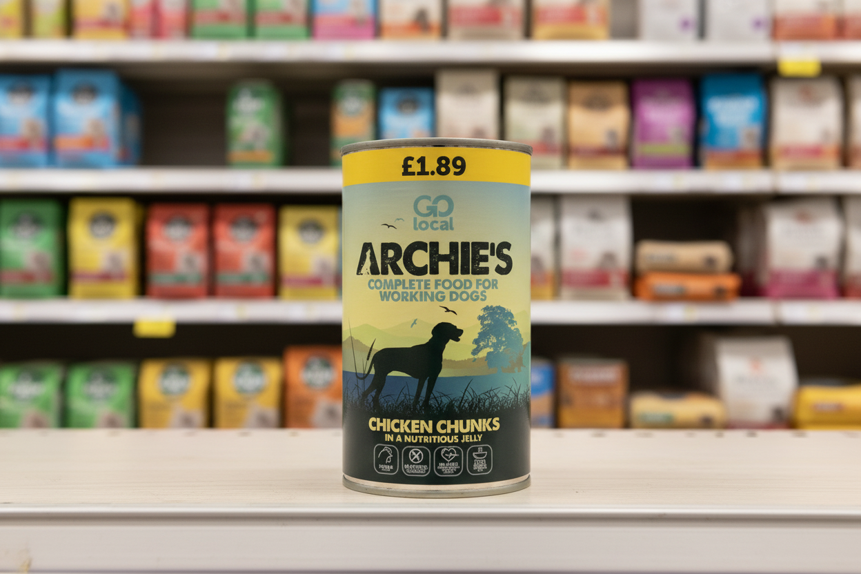 6 x Archies Working Dog Chicken - 1.2KG