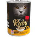 12 x Ruby Cat Chicken Jelly - 400G