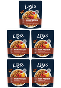 5 x Lizi's High Protein Chocolate & Peanut Granola - 350GM